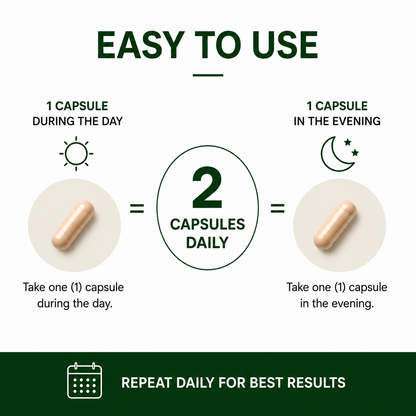 How to use VASEGE Probiotic – two capsules daily